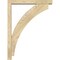 Ekena Millwork Thorton Block Rough Sawn Bracket w/ Offset Brace, Douglas Fir, 4"W x 24"D x 32"H BKT0402X24X32THR05RDF - alternate 3